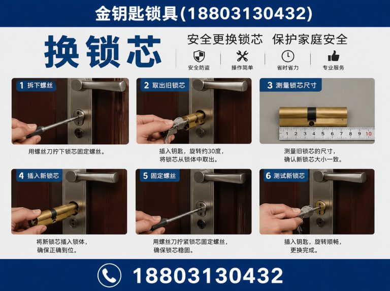 宣化区换锁芯展示图